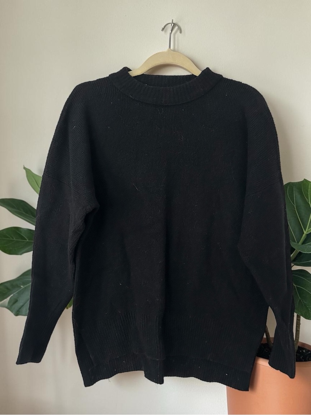 Classic Black Oversized Women’s Sweater